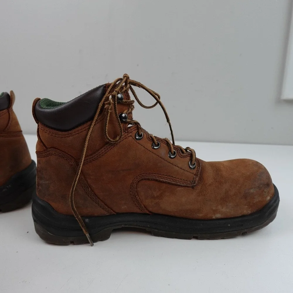 Red Wing King Safety Toe Shoes Boots Mens Size 10.5 D Brown Leather Steel 2235